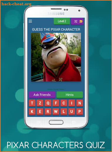 PIXAR CHARACTERS QUIZ screenshot