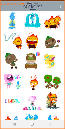 Pixar Stickers: Elemental screenshot