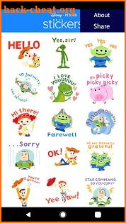 Pixar Stickers: Toy Story screenshot