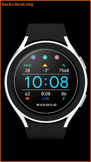 Pixel 3 watch face screenshot