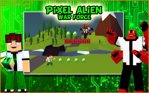 Pixel Alien War Force screenshot