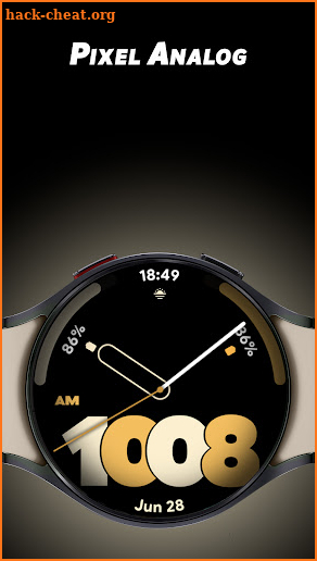 Pixel Analog - Watch face screenshot