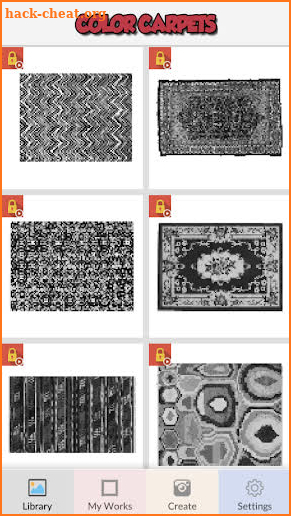 Pixel Art Carpets - Color By Number screenshot