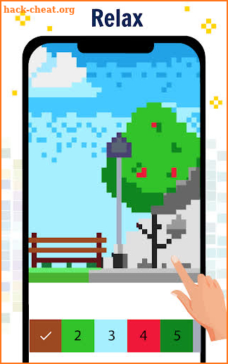 Pixel Art Color by number - Coloring Book Games screenshot