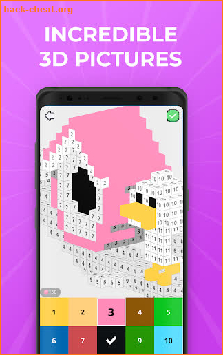 Pixel Art - Free Color by Numbers Sandbox screenshot