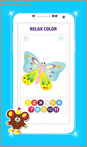 Pixel Art New Butterfly Color By Number screenshot