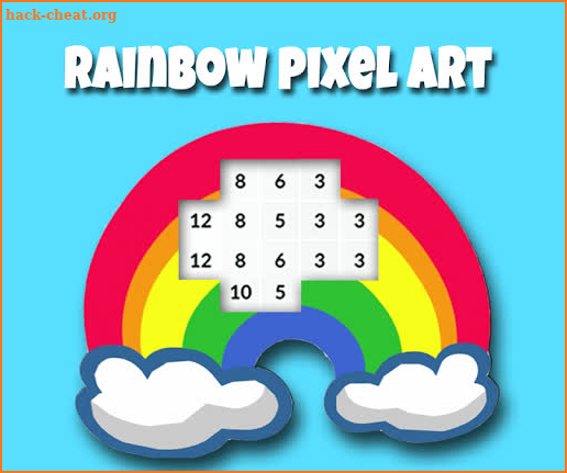 Pixel Art Rainbow Color By Number screenshot