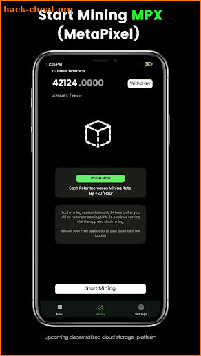 Pixel MPX : MetaPixel Mining screenshot