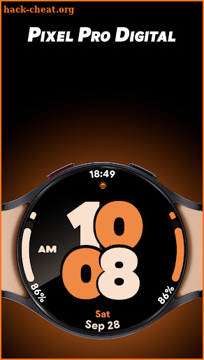 Pixel Pro Digital - Watch face screenshot