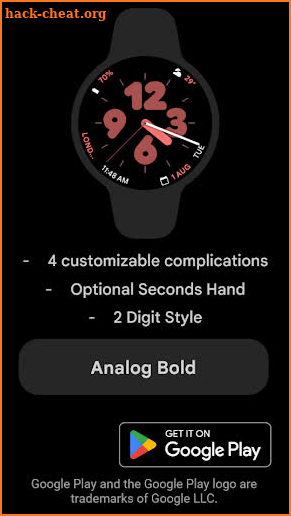 Pixel Watch 2 Face II screenshot