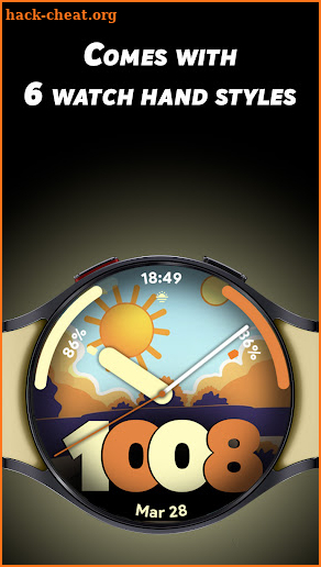 Pixel Weather 3 - Watch face screenshot