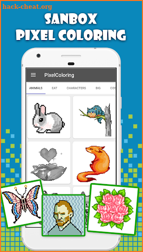 PixelBox - Sandbox Number Coloring screenshot