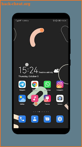 Pixelify Dark EMUI 9.1/9.0 Theme screenshot