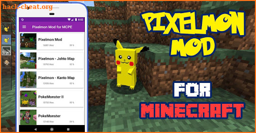 Pixelmon Mod for Minecraft PE screenshot