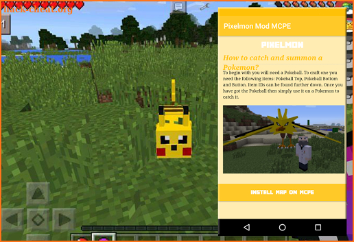 Pixelmon Mod MCPE screenshot