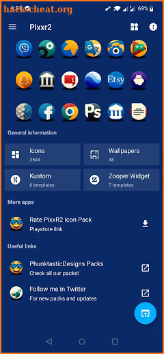 PixxR2 icon pack screenshot