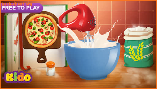 Pizza Baking Kids Games screenshot