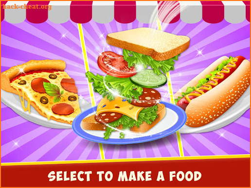 Pizza Burger Snack Food Chef screenshot