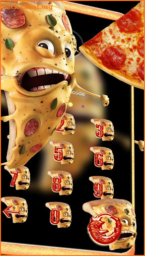 Pizza Slice Theme Launcher screenshot