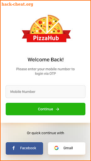 PizzaMenia - Template screenshot