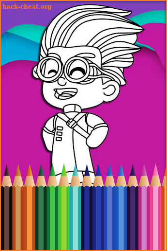 Pj Heroes Coloring Masks screenshot