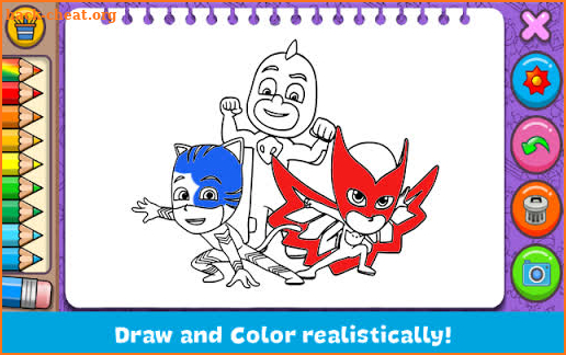 PJ Heros Masks ColoringBook screenshot