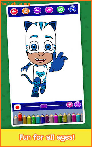 Pj masks Coloring screenshot