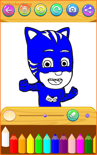 PJ-Masks Coloring book game screenshot