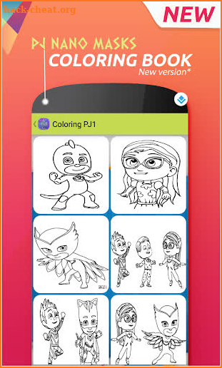 PJ NANO MASKS COLORING FUN 2 screenshot