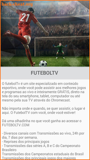 PlacarTv  Futebol Ao Vivo screenshot