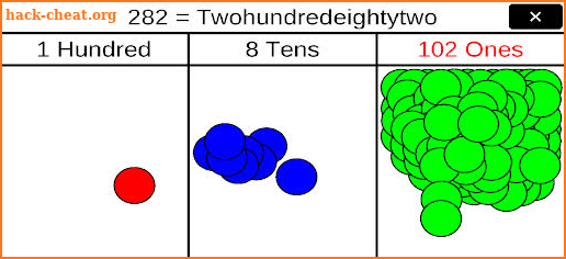 Place Value Chart screenshot