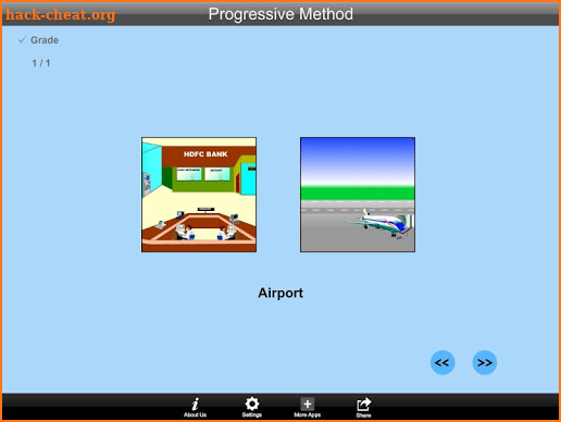 Places Progressive Method screenshot