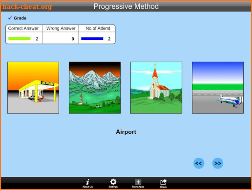 Places Progressive Method screenshot