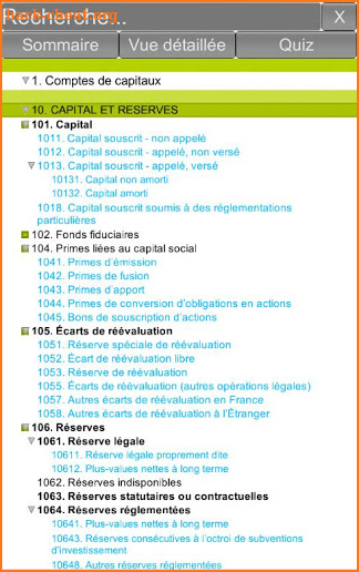 Plan Comptable Général screenshot