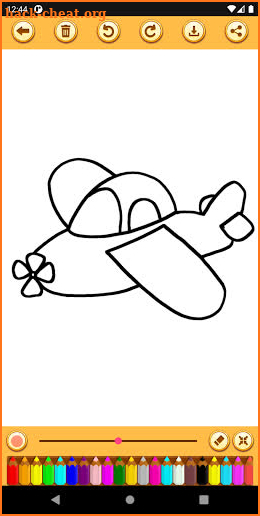 Plane Coloring Book screenshot