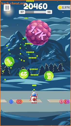 Planet Blast - Swipe To Shoot Jumping Ball screenshot