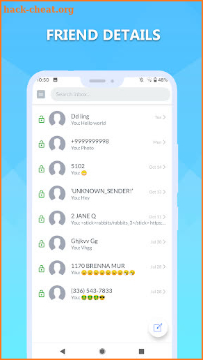 Planet SMS screenshot