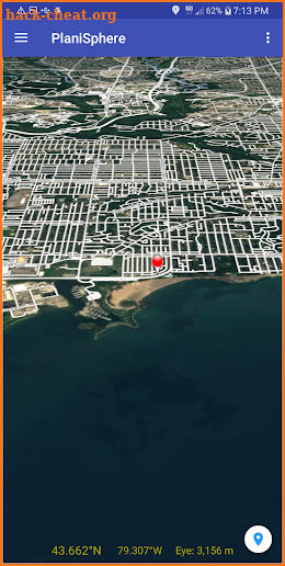 PlaniSphere Virtual Globe screenshot