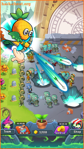 Plant Empires - Zombie War, Merge Defense Monster screenshot