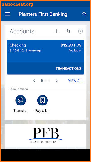 Planters First Banking screenshot