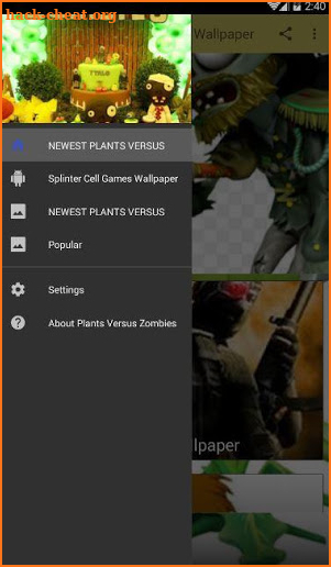 Plants Versus Zombies Wallpaper screenshot