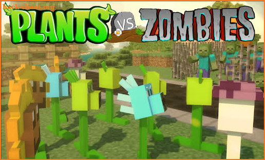 Plants vs Zombies Minigame Mod for Minecraft PE screenshot