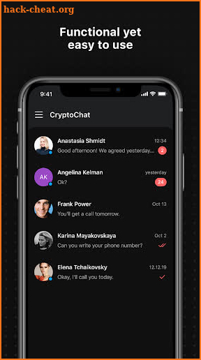 Plasma Messenger screenshot