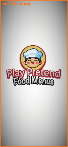 Play Pretend Food Menu screenshot