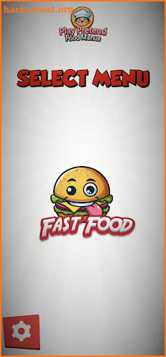 Play Pretend Food Menu screenshot