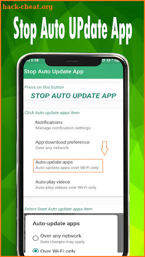 Play Store Setting Shortcut& Stop Auto Update Apps screenshot