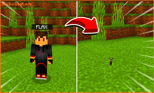 Player Shrink mod for Minecraft PE screenshot