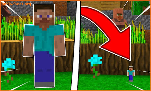 Player Shrink mod for Minecraft PE screenshot