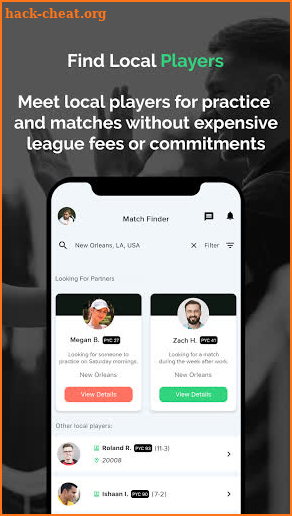 PlayYourCourt Tennis Community screenshot