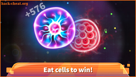 Plazmic! 🧫 Eat Me io Blob Cell Grow Game screenshot